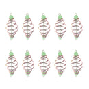 10pcs Spring Inline Fishing Feeders, Luminous Baits Cage Carp Fishing Tackle
