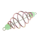 10pcs Spring Inline Fishing Feeders, Luminous Baits Cage Carp Fishing Tackle