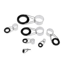 7Pcs Fishing Rod Guides Tip Tops Repair Ceramic Ring Rod Building Eye Rings 7 Sizes