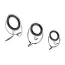 7Pcs Spinning Rod Guides Tip Ceramic Guide with Eyelets, Fishing Rod Guide Replacement Tip Spare Parts Repair and Tips Repair Eye Loop Kit