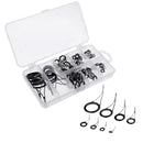 70Pcs Saltwater Fishing Rod Tip Guides Rings Repair Kit DIY Variety of Sizes