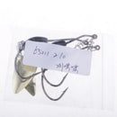 3 Pieces Metal Jig Baits Hard Fishing Lure Baits With Spoon Haken Hooks Tool made of high carbon steel