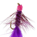 4pcs Fly Fishing Flies Egg-Sucking Leach Fishing Woolly Buggers Trout Flies Streamer