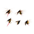 5Pcs Bumble Bee Nymph Trout Flies Fly Fishing Hook Insect Baits Dry Flies