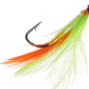 5pcs Fishing Streamer Bait Fishing Lure Bait Bionic Flies 4.3cm with Hook