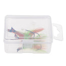 5pcs Fishing Streamer Bait Fishing Lure Bait Bionic Flies 4.3cm with Hook