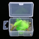 5pcs Green Brass Bead Head Streamers Fly Fishing Flies Saltwater Fly Trout Fishing Lure Baits
