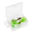 5pcs Green Brass Bead Head Streamers Fly Fishing Flies Saltwater Fly Trout Fishing Lure Baits