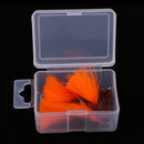 5pcs Orange Woolly Buggers Flies Assortment Streamers Fly Fishing Flies Lures Set