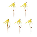 5Pcs Fly Fishing Insect Bee Fishing Lures 3cm Baits Bass Tackle Hooks