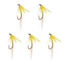 5Pcs Fly Fishing Insect Bee Fishing Lures 3cm Baits Bass Tackle Hooks