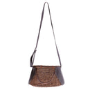 Willow Fish Basket Wicker Creel Fisherman Traps Cage with Adjustable Strap