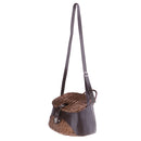 Willow Fish Basket Wicker Creel Fisherman Traps Cage with Adjustable Strap