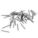 50 Strips Fishing Boilie Stop Fishing Dumb Bell Fishing Hair Rig Stop Black Plastic