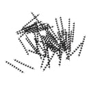 50 Strips Fishing Boilie Stop Fishing Dumb Bell Fishing Hair Rig Stop Black Plastic