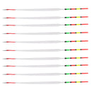 10pcs Plastic Fishing Sliding Floats Drift Tube Long Float Slips Fishing Indicator with Great Buoyancy
