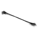 50pcs/lot Durable Fishing Leaders with Snap and Swivel Anti-bite Fishing Wire Black