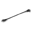 50pcs/lot Durable Fishing Leaders with Snap and Swivel Anti-bite Fishing Wire Black