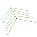 Luminous Balance Anti Tangle Booms with Snap, Set of 5 Bent - Sea Fishing, Boat Fishing Tackle