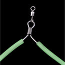 Luminous Balance Anti Tangle Booms with Snap, Set of 5 Bent - Sea Fishing, Boat Fishing Tackle