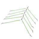 Luminous Balance Anti Tangle Booms with Snap, Set of 5 Bent - Sea Fishing, Boat Fishing Tackle