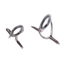 12Pcs Fly Rod Guide Set Rod Building Repair Hard Snake Guides Tip Ring Hooks