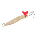 5pcs Spinner Fishing Bass Bait Lures Metal Spoon Crank Baits Tackle Hooks