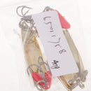 5pcs Spinner Fishing Bass Bait Lures Metal Spoon Crank Baits Tackle Hooks
