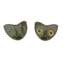 8 Set Fish Head 3D Fishing Lure Holographic Eyes Fly Tying Jig DIY Craft Made of Alloy Material Durable to Use