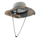 Camouflage Hunting Sunscreen Ventilation Round Edge Fisherman Bucket Hat