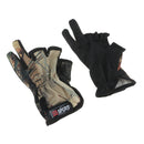 Camouflage Fishing Gloves Shooting Hunting Non Slip 3 Low-cut Fingers Gloves