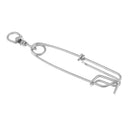 Stainless Steel Long Line Fishing Clip Fishing Connector Float Line Clip Sea Fishing 5.1inch