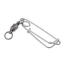 High-strength Ball Bearing Fishing Snap Swivel Nice Snap with Long Line Clip Fishing Connector