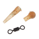30pcs Ball Bearing Swivels / Buffer Beads / Tail Rubbers Fishing Connectors Made of environmentally friendly material