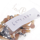 30pcs Ball Bearing Swivels / Buffer Beads / Tail Rubbers Fishing Connectors Made of environmentally friendly material