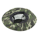 Unisex Boonie Hat Fishing Hiking Boating Travling OutdoorArmy Camo Bucket Hat Mesh Sun Cap