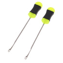 2pcs Stainless Steel Fishing Neddles Hook Latch Needle 12.6 cm/5.0 inch Small in size and convenient to carry