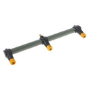 Extra Wide 3 Rod Buzz Bar, Eclipse Pod for 3 Fishing Rod Holder / Bite Alarm
