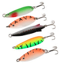 30pcs Spoon Fishing Lures Minnow Baits Metal Hard Baits Crankbaits Durable Metal material production anti-beat percussion