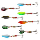 30pcs Spoon Fishing Lures Minnow Baits Metal Hard Baits Crankbaits Durable Metal material production anti-beat percussion