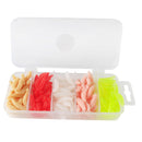 150pcs Fishing Worms Soft Silicone Lure Maggots Grubs Trout Bream Bait Fishing Outdoor Artificial Tackle