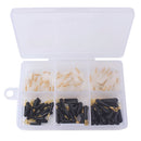 120pcs Ring Head Swivel Silicone Rotating Float Seat Fishing Tackle, 6 Sizes