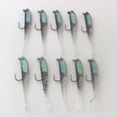 35pcs Fishing Lure Set Soft Fishing Lures Lead Fish 3D Topwater Frog Lure Enough Amount meet your diferent demands