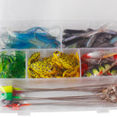 35pcs Fishing Lure Set Soft Fishing Lures Lead Fish 3D Topwater Frog Lure Enough Amount meet your diferent demands