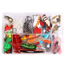 125x Fishing Lure Set Kit Lots Fishing Lures Baits Supplies Terminal Tackle with Free Tackle Box