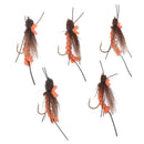 5pcs/set Simulation Flies Assortment of Mixed Insects Flies Fly Fishing Lure Hook