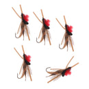 5pcs Lures Fly Fishing Hooks Butterfly Insects Style Salmon Flies Trout Single Dry Fly Fishing Lure