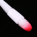 10pcs Fashion Plastic Fishing Bait Soft Worm Grub Vivid T Tail Lures Fishing Tackle 3.3inch