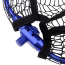 Foldable Carp Fishing Large Size Soft Mesh Fishing Landing Net Head Black Made of Aluminium alloy material, durable to use