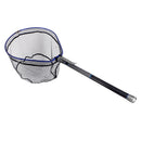 Foldable Carp Fishing Large Size Soft Mesh Fishing Landing Net Head Black Made of Aluminium alloy material, durable to use